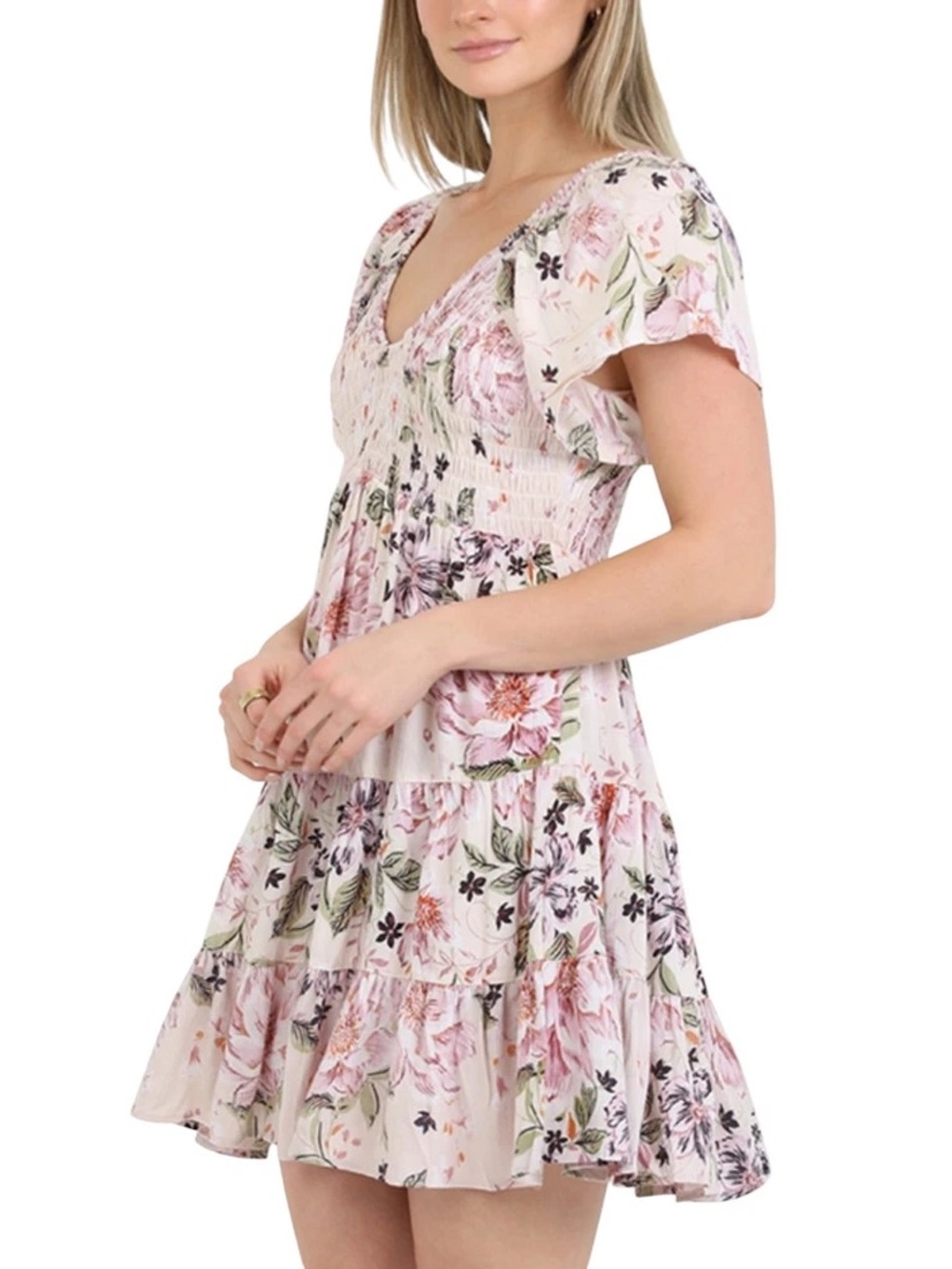 NWT Angie Floral Print Summer Dress